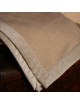 Midipy Blanket in 100% cashmere natural beige - 3 sizes