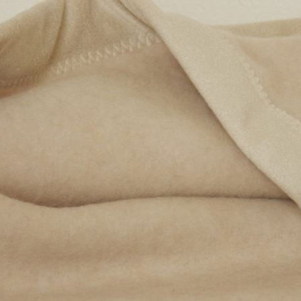 Midipy Blanket in 100% cashmere natural beige - 3 sizes