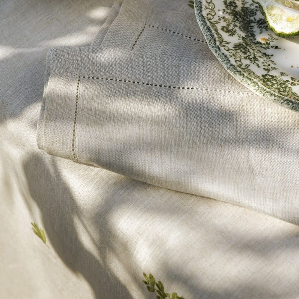 Alexandre Turpault Infusion Tablecloth 100% linen - 3 sizes