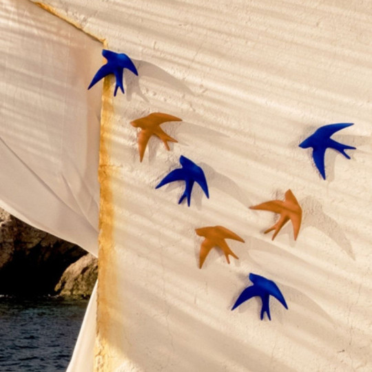 Monochromic Hirondelle Volage wall decoration - 8 colors