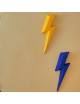 Monochromic Eclair Ziggy wall decoration - 5 colors