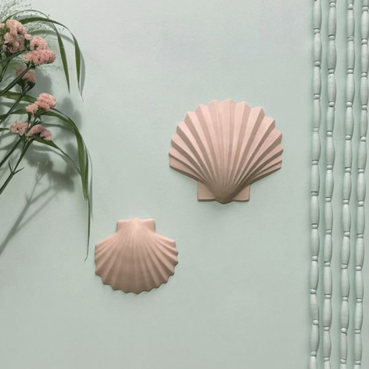 Monochromic Calypso shell small wall decoration - 4 colors