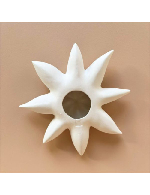 Monochromic Anise flower Janis wall decoration - 3 colors