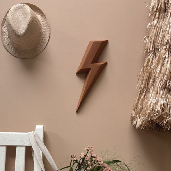 Monochromic Eclair Ziggy wall decoration - 5 colors