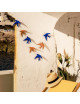 Monochromic Hirondelle Volage wall decoration - 5 colors