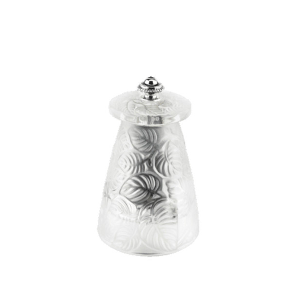 Peugeot Lalique crystal mill for dry salt or pepper 9cm
