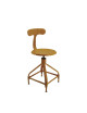 NICOLLE adjustable metal chair for indoor use - 8 colors
