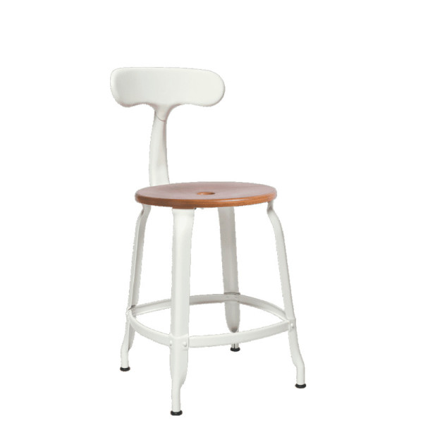 Nicolle wood and metal chair - 4 heights 8 colors 2 wood