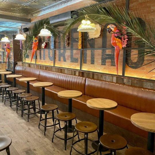 Nicolle wood and metal stool - 4 heights 8 colors 2 wood