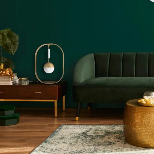 Aluminor Tamara gold table lamp