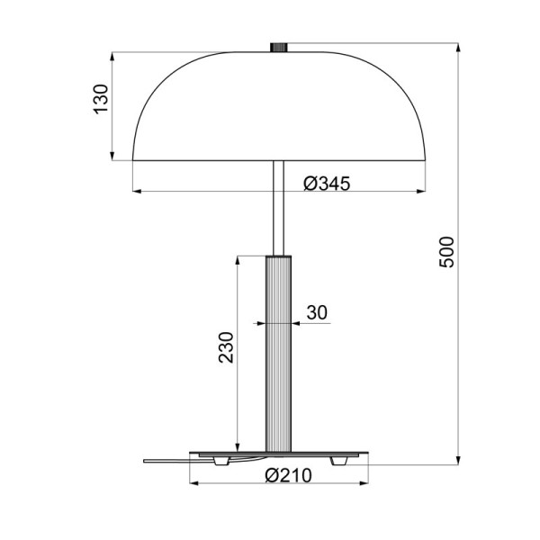 Aluminor Cindy LT table lamp