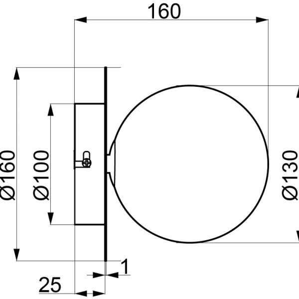 Aluminor Marquise wall light