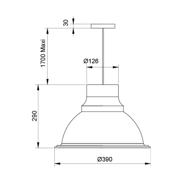 Aluminor Loft S pendant light - 4 colors