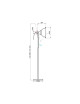 Aluminor Loft LS floor lamp black