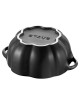 STAUB Ceramic Pumpkin Mini Cocotte – Black – 2 sizes
