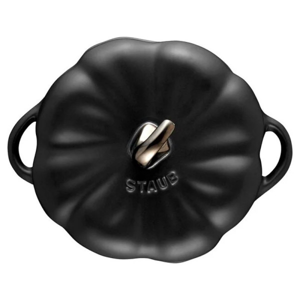 STAUB Ceramic Pumpkin Mini Cocotte – Black – 2 sizes