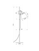 Aluminor Woody LS floor lamp black
