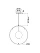 Aluminor Cybelle S chandelier pendant