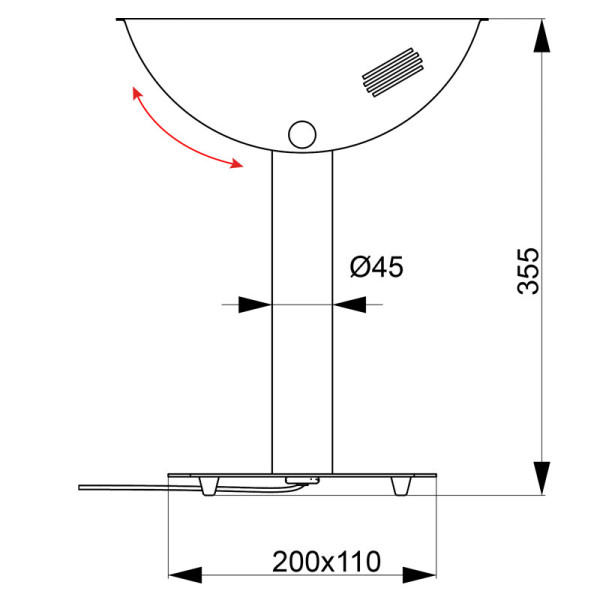 Aluminor Ekinoxe LT table lamp - 3 colors