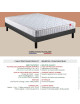 Epeda Fréquence box spring mattress set - 4 sizes