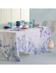 Garnier Thiebaut Volière Bleue Tablecloth - 5 sizes