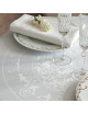 Garnier Thiebaut 4 white Comtesse napkins