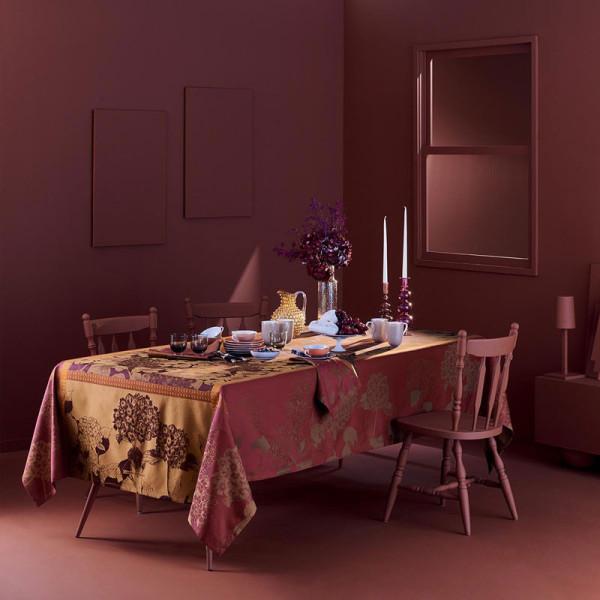 Garnier Thiebaut 4 Hortensias napkins - 2 colors