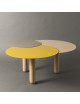 MATIERE GRISE Cers coffee table in steel and wood - customizable