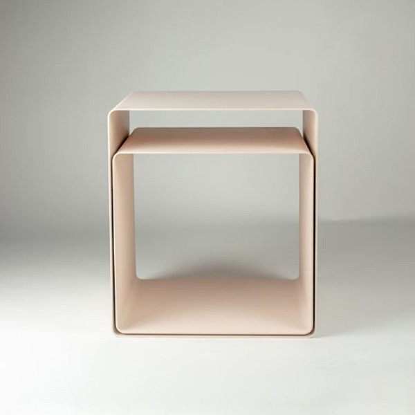MATIERE GRISE Woo Bedside Table Steel - 36 colors