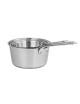 CRISTEL Set of 3 1826 brushed stainless steel saucepans