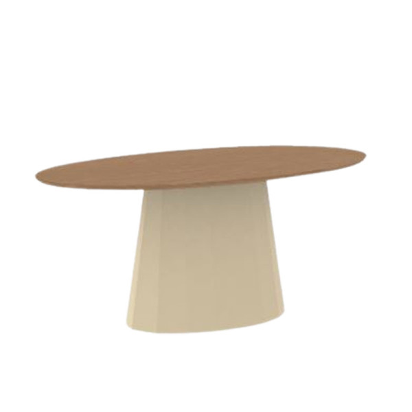 MATIERE GRISE Oval coffee table Ankara oak - 39 colors