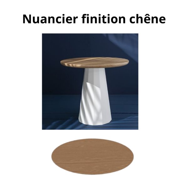 MATIERE GRISE Oval coffee table Ankara oak - 39 colors