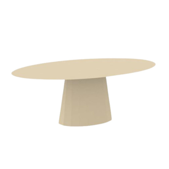 MATIERE GRISE Ankara oval steel dining table - 39 colors