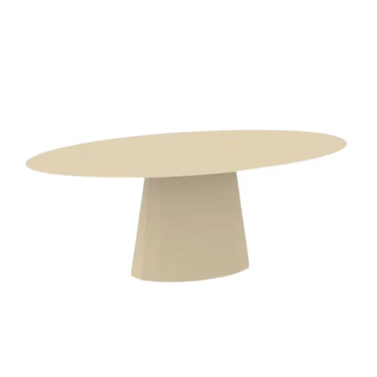 MATIERE GRISE Ankara oval steel dining table - 39 colors