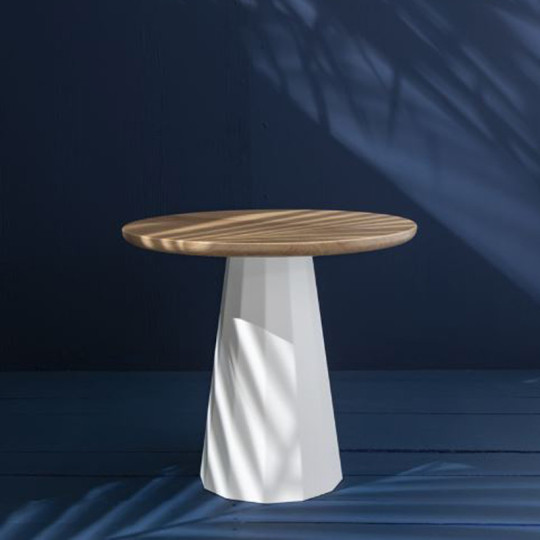 MATIERE GRISE Round coffee table Ankara oak - 39 colors 2 sizes