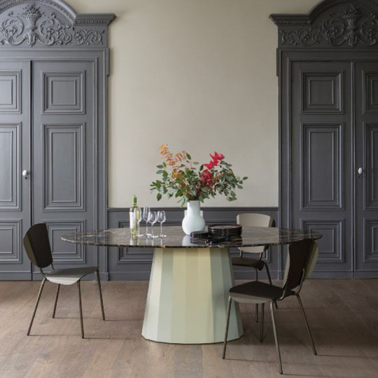 MATIERE GRISE Ankara oval marble dining table - 39 colors