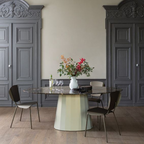 MATIERE GRISE Ankara oval marble dining table - 39 colors