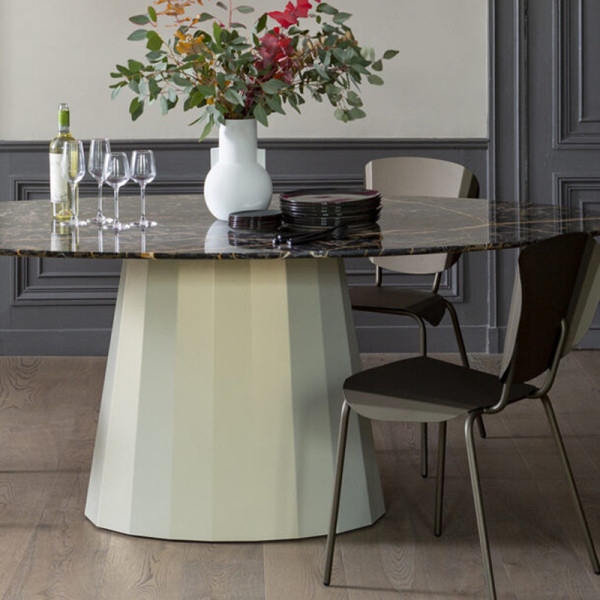 MATIERE GRISE Ankara oval marble dining table - 39 colors