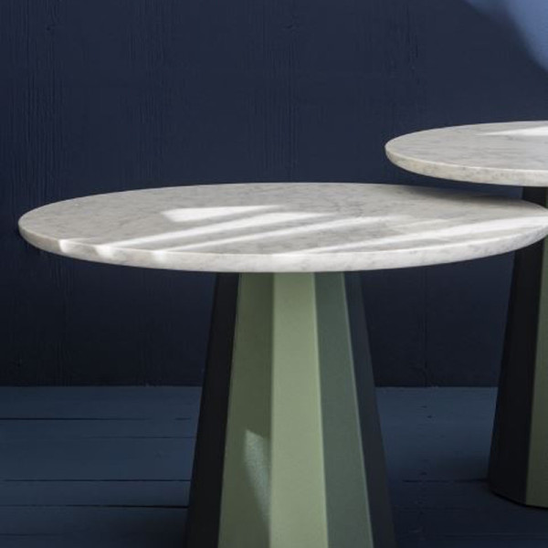 MATIERE GRISE Ankara round coffee table in marble - 39 colors 2 sizes