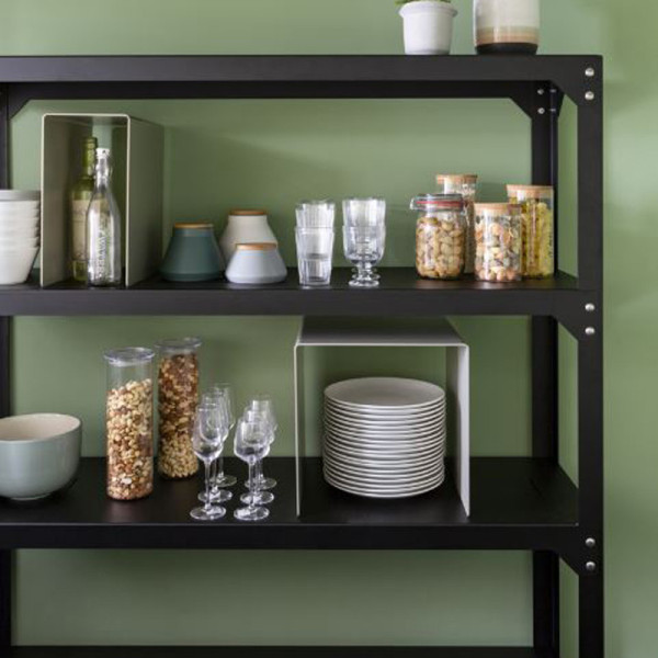 MATIERE GRISE 4-tier shelf Hegoa Steel - 38 colors 2 sizes