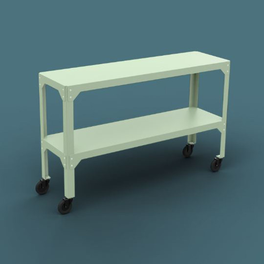 MATIERE GRISE 2-tier shelf Hegoa Steel - 38 colors