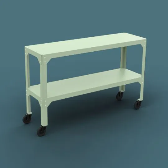 MATIERE GRISE 2-tier shelf Hegoa Steel - 38 colors