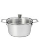 CRISTEL 1826 stainless steel stewpot with glass lid - 4 sizes