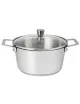 CRISTEL 1826 stainless steel stewpot with glass lid - 4 sizes