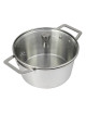 CRISTEL 1826 stainless steel stewpot with glass lid - 4 sizes