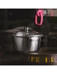 CRISTEL 1826 stainless steel stewpot with glass lid - 4 sizes