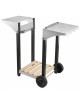 ROLLER GRILL Stainless steel trolley 400 for CHPS 400 plancha