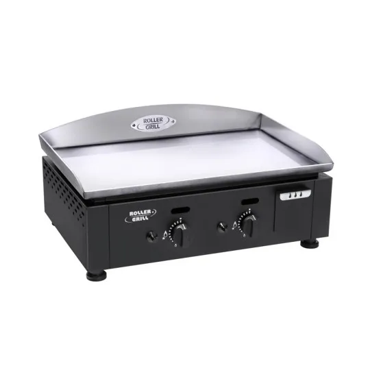 ROLLER GRILL Plancha 600 Gas 60x40cm PLI600GN black
