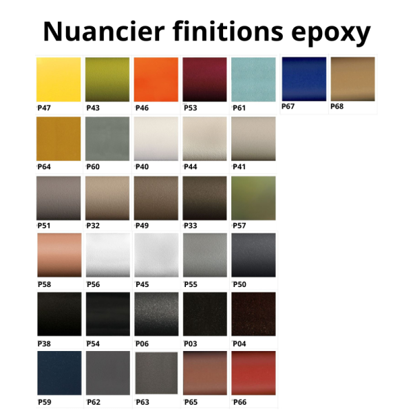 CARRIER Valence table 90x90cm - 32 colors 3 heights