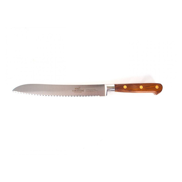 SABATIER black walnut Sarlat block and 5 Périgord kitchen knives